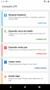 Consultar CPF - Situação, Dívidas e Score Grátis screenshot 1