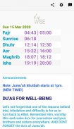 WISE Mosque Mobile App screenshot 1