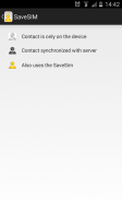 SaveSIM Phonebook Cloud Backup screenshot 7