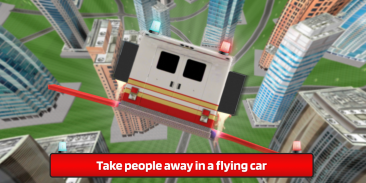 Car Driving Simulator Game : Flying Ambulance screenshot 3