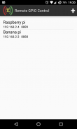 Remote GPIO control client screenshot 2