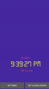 Digital Clock Live Wallpaper screenshot 7