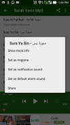 Surah Yasin Dan Ayat Kursi Mp3 screenshot 2