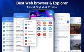 Navegador web: rápido, privacidad, luz screenshot 4