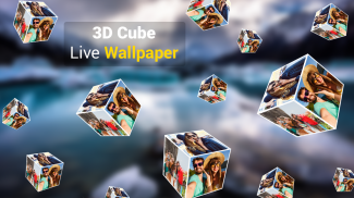 Foto 3D Cube Live Wallpaper screenshot 2