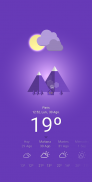 Color Weather Temperature - Live Wallpaper screenshot 0