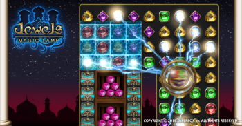 Jewels Magic Lamp : Match 3 Puzzle screenshot 0