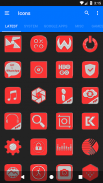 Bright Red Icon Pack screenshot 0