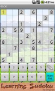 Lernen Sudoku (Learn Sudoku) screenshot 2