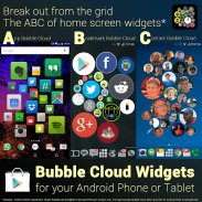 Bubble Cloud Widgets + Folders for phones/tablets screenshot 13