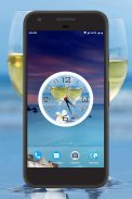 Glass Clock Live Wallpaper screenshot 3