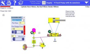 Hydraulic Circuit Simulator screenshot 3