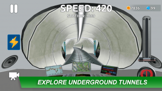 Hyperloop: भविष्य ट्रेन सिम्युलेटर! screenshot 1