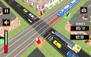 Railroad Crossing Mania: Mega Train Passing 3D screenshot 2