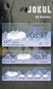 JOKUL THEME GO WEATHER EX screenshot 0