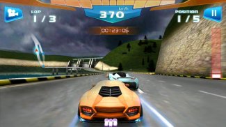 Carrera rápida 3D -Fast Racing screenshot 0