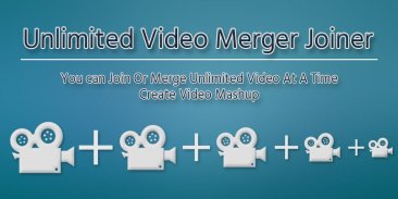 Unlimited Video Merger Joiner - Easy Video Joiner screenshot 0