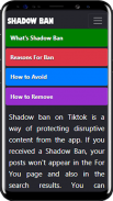 TikTok Shadow Ban Guide screenshot 2