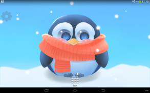 Chubby Pengu Live Wallpaper screenshot 0