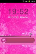 GO Locker Theme Roze Ster screenshot 0