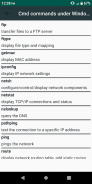 Pc Commands Prompt List (Cmd) screenshot 1