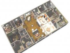 3D Modular Home Floor Plan screenshot 0