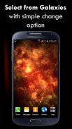 3D Galaxy live Wallpaper screenshot 1