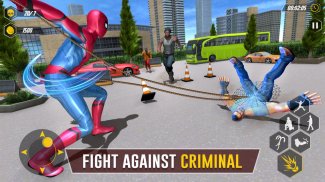 Spider Superhero : Super Rope Man Crime City screenshot 5