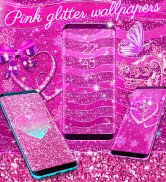 Pink glitter live wallpaper screenshot 6