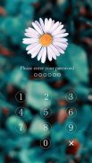 Small Daisy Theme – AppLock screenshot 1