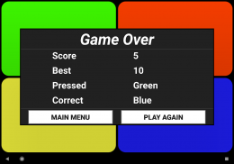 Four Color Memory Game screenshot 1