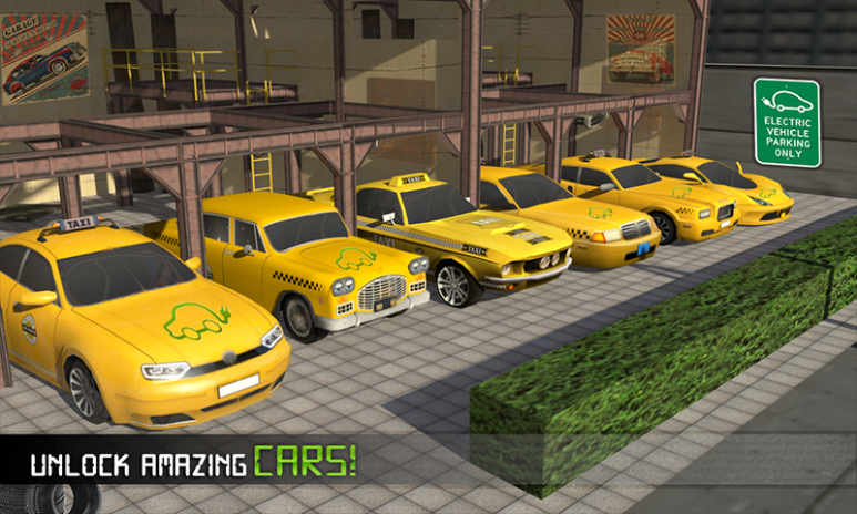 Electric Car Taxi Driver Ny City Cab Taxi Games 1 2 Descargar Apk