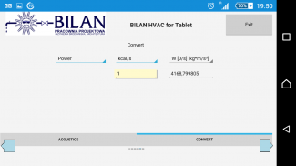 Bilan HVAC Simple for Tablet screenshot 3