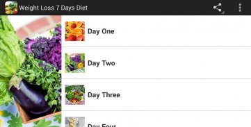 Weight Loss 7 Day Diet Plan screenshot 3