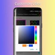 Rainbow Pattern Live Wallpaper : FREE screenshot 2