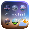 Crystal GO Weather Widget Theme