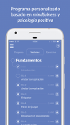 Siente - Mindfulness y psicolo screenshot 1