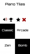 Black and White piano Game screenshot 2