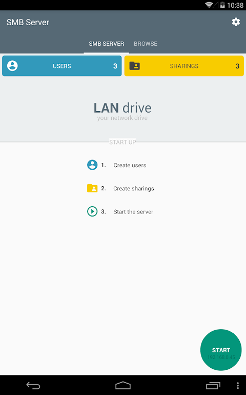 LAN Drive - SAMBA Server & Client 8.0：下载Android APK | Aptoide