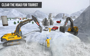 Snow Excavator Dump Truck Game screenshot 2