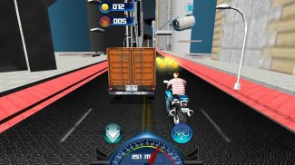Highway Speed Bike Race screenshot 1