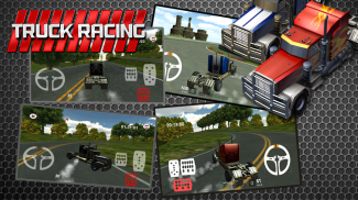 3D Highway Truck Race Game screenshot 2