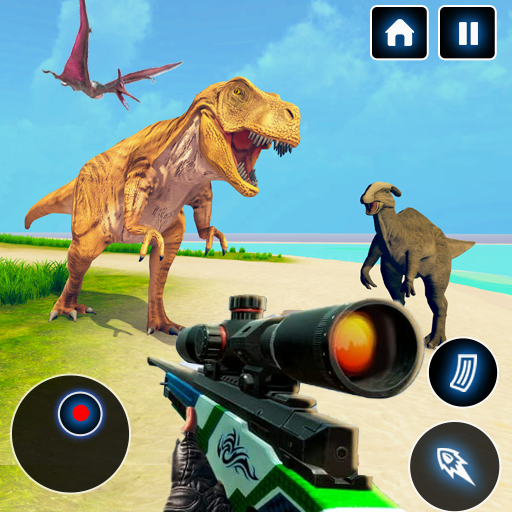 vingança mortal caçador de dinossauros fps jogo - Download do APK para  Android