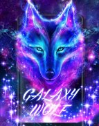 Galaxy Wolf Live Wallpaper screenshot 0