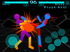 Pertarungan stickman: prajurit neon screenshot 5