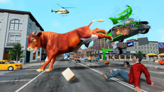 Bull Attack Animal Fight Games screenshot 2