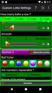 Lotto Number Generator screenshot 1