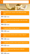 Bajar de peso - tips, dietas y ejercicios screenshot 1