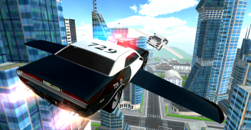 Flying Police Car Driving screenshot 2