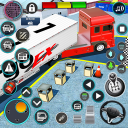 Cargo Truck parking Games Icon